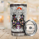 Witches Best Friends The Black Hat Sisterhood An Enchanting Fly By Night Group - Gift For Besties And Sisters - Personalized Custom Tumbler