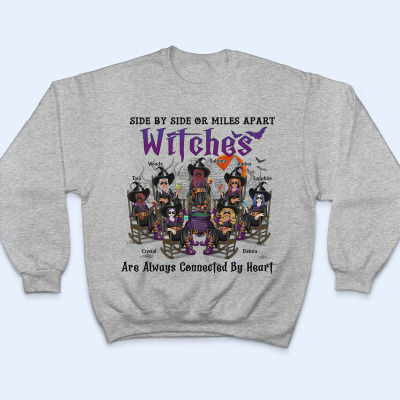 Witches Best Friends The Black Hat Sisterhood An Enchanting Fly By Night Group - Gift For Besties And Sisters - Personalized Custom T Shirt