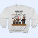 Grandma Is My Name Spoiling Is My Game - Gift For Grandmothers - Personalized Custom T Shirt