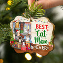 Thank You Best Fur Mom Ever - Christmas Gift For Dog, Cat Lovers - Personalized Custom Wooden Ornament