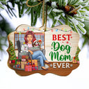 Thank You Best Fur Mom Ever - Christmas Gift For Dog, Cat Lovers - Personalized Custom Wooden Ornament