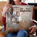 Thank You Best Dog Dad Ever - Pet Lover Father Gift - Personalized Custom Pillow