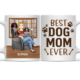 Thank You Best Dog Mom Ever - Mother Gift, Dog Lover Gift - Personalized Custom Mug