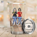 Behind Every Crazy Daughter Is A Mother - Birthday, Loving Gift For Mom, Grandma, Grandmother - Personalized Custom Tumbler