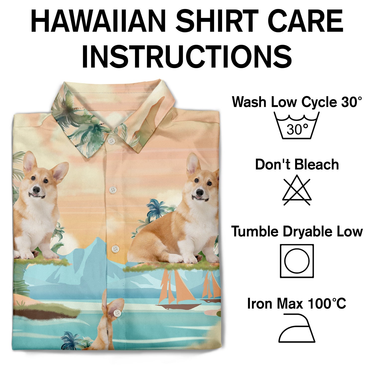 Custom Photo Funny Family Pet Face Tropical Island - Funny Gift For Pet Lovers, Dog Mom, Cat Mom, Dog Dad, Cat Dad - Personalized Hawaiian Shirt