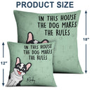 We Rule The House Funny Dog Version - Home Decor, Birthday, Funny, Housewarming Gift For Dog Lovers - Personalized Pillow