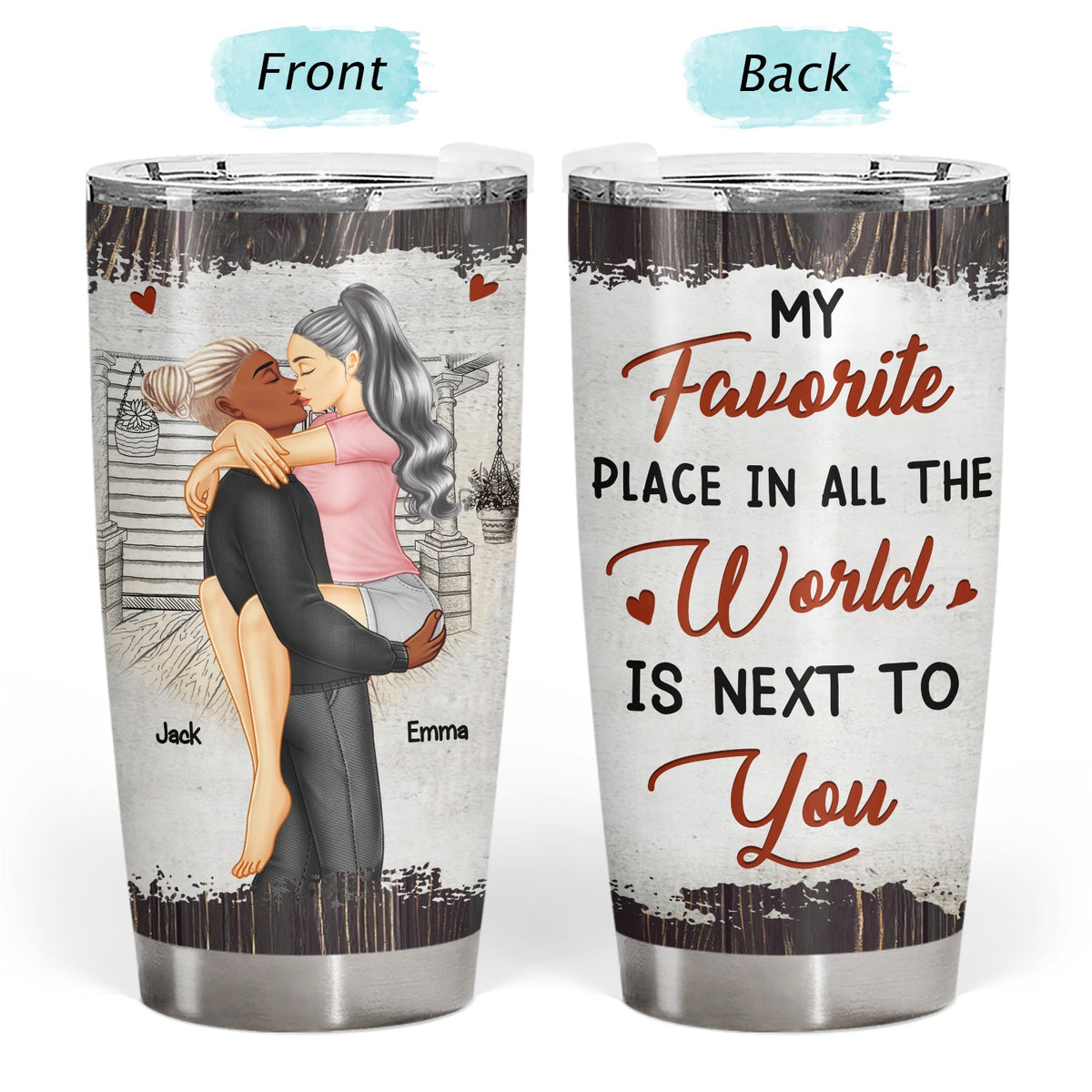 I Met You I Liked You I Love You Keeping You - Birthday, Loving, Anniversary Gift For Spouse, Hubby, Wifey, Boyfriend, Girlfriend, Couple - Personalized Tumbler