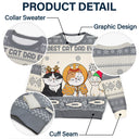 Best Cat Mom Ever - Christmas Gift, Gift For Cat Lovers, Cat Mom, Cat Dad, Pet Lovers - Personalized Unisex Ugly Sweater