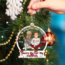 Of All The Weird Things Cartoon - Christmas Gift For Couples, Husband, Wife - Personalized Custom Shaped Acrylic Ornament