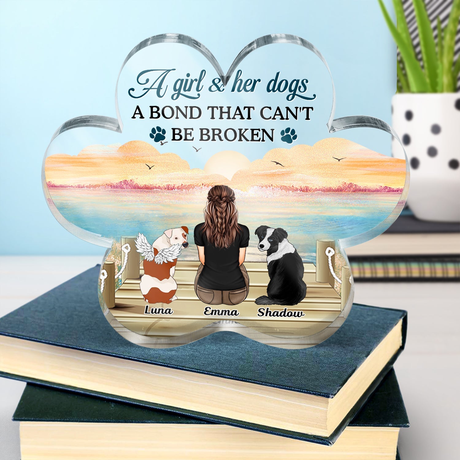 If Love Could Have Saved You - Memorial Gift For Pet Lovers, Dog Mom, Dog Dad, Cat Mom, Cat Dad - Personalized Paw Shaped Acrylic Plaque