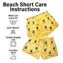 Custom Photo Funny I Love My Lover Mom - Gift For Wife, Girlfriends, Mothers, Pet Lovers - Personalized Women Beach Shorts