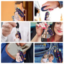 Custom Photo Our Grandkids - Loving Gift For Grandma, Grandparents, Mother - Personalized Acrylic Tag Keychain