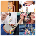 Custom Photo This Awesome Daddy Mommy Grandpa Belongs To - Personalized Acrylic Tag Keychain