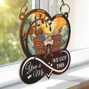 You & Me We Got This Till Our Last Breath - Personalized Window Hanging Suncatcher Ornament