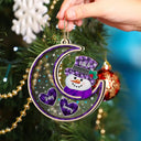 Gift For Grandparents - Papa Nana Snowman Christmas Grandparents - Personalized 2-Layered Mix Ornament