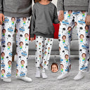 Family - Custom Photo Best Dad Mom Ever - Personalized Kid Pajama Pants