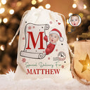 Christmas,Happy,Continue Shopping,Gift For Kids,Gift For Son,Gift For Daughter - Custom Photo Special Delivery For Baby Santa - Personalized Favor Bag