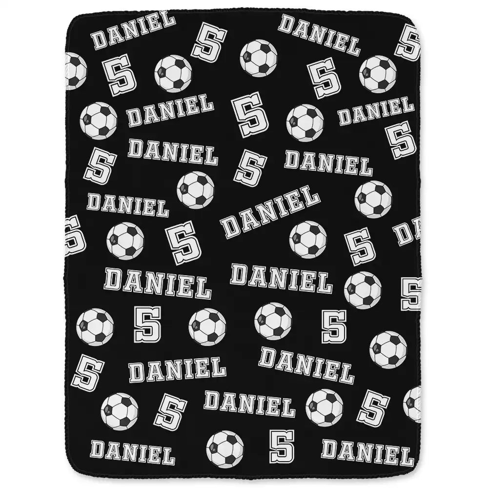 Sport Dad, Baseball, Softball, Basketball, Football, Golf, Gift For Kids - Colorful Sports Pattern Baseball Volleyball Basketball - Personalized Fleece Blanket, Sherpa Blanket