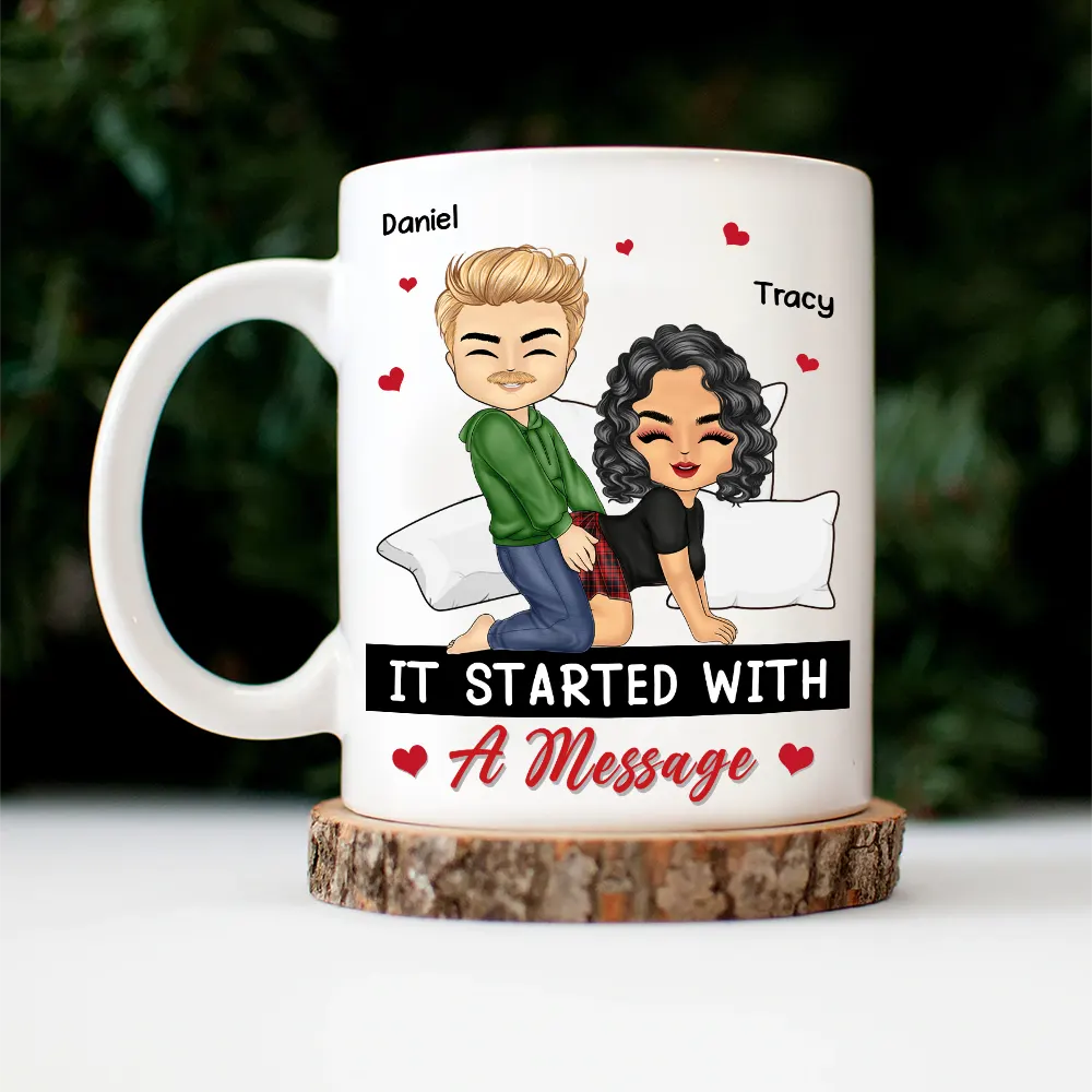 Gift For Husband, Gift For Wife, Gift For Boyfriend, Gift For Girlfriend - My Favorite Thing To Do Is You - Personalized Mug