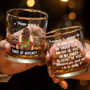 Gift For Couples,Gift For Husband,Gift For Boyfriend - I Promise To Always Be By Your Side - Personalized Whiskey Glass
