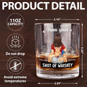 Gift For Couples,Gift For Husband,Gift For Boyfriend - I Promise To Always Be By Your Side - Personalized Whiskey Glass
