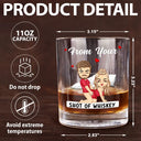 Gift For Couples, Gift For Husband, Gift For Boyfriend - Thanks For All The Orgasms - Personalized Whiskey Glass
