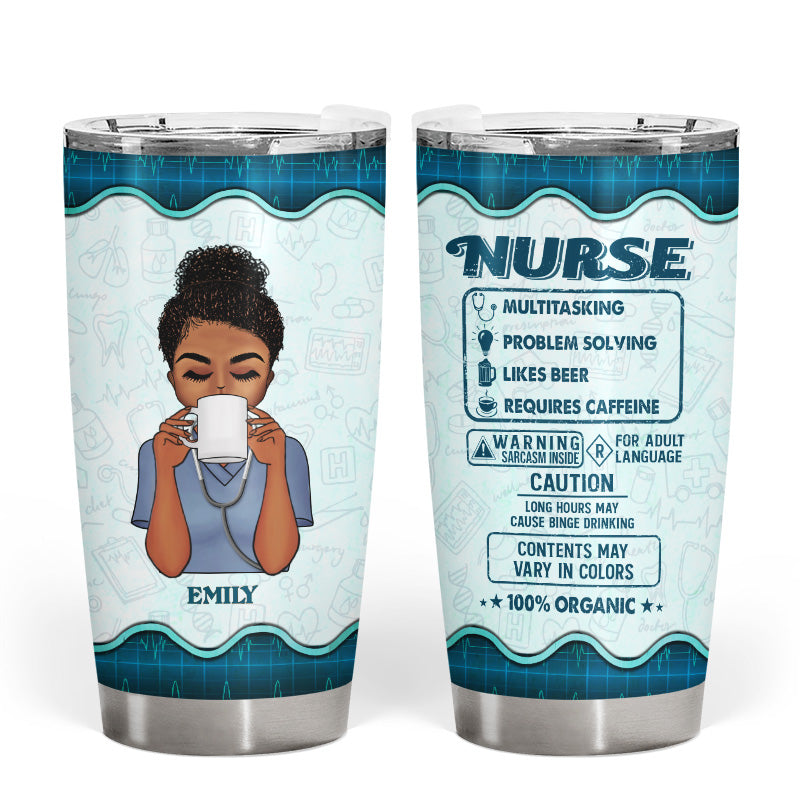 Multitasking - Gift For Nurse - Personalized Custom Tumbler