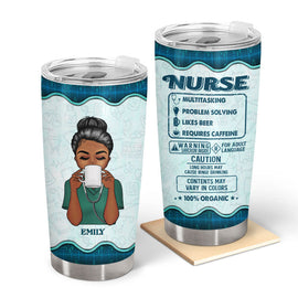 Multitasking - Gift For Nurse - Personalized Custom Tumbler